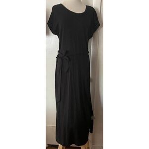 Sanctuary Black T-Shirt Maxi Dress 
Size: Medium